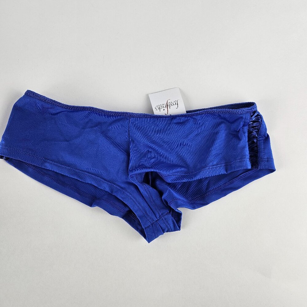 Fredericks of Hollywood S Small Panty Blue Panties NWT New Vtg Vintage Sapphire
